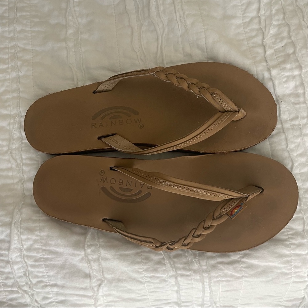 Rainbow Flip flops